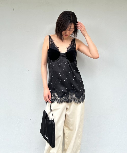 Henon. キャミソール ランジェリーキャミソール : ZOZOTOWN Yahoo!店
