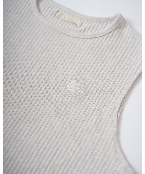 Re:room（リルーム） tシャツ RRMリブノースリーブ メンズ : ZOZOTOWN