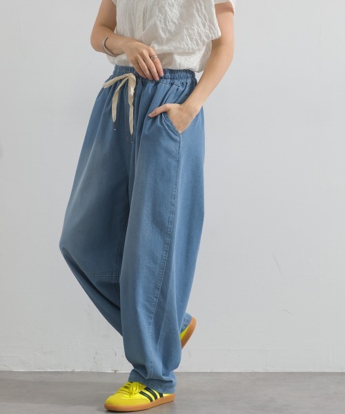 le colis（ルコリ） ワイドパンツ ジーンズ デニム デニムパンツ