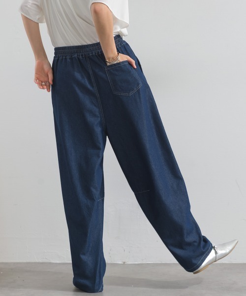 le colis（ルコリ） ワイドパンツ ジーンズ デニム デニムパンツ