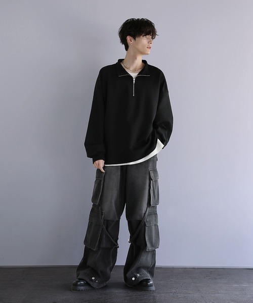 「LILL」 カーゴパンツ S ブルー メンズ_画像6