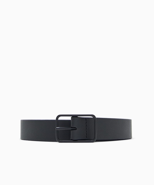 A|X アルマーニエクスチェンジ　ブラックレザーベルト　メンズ ARMANI EXCHANGE ベルト 「A|X アルマーニ エクスチェンジ」AX ロゴ