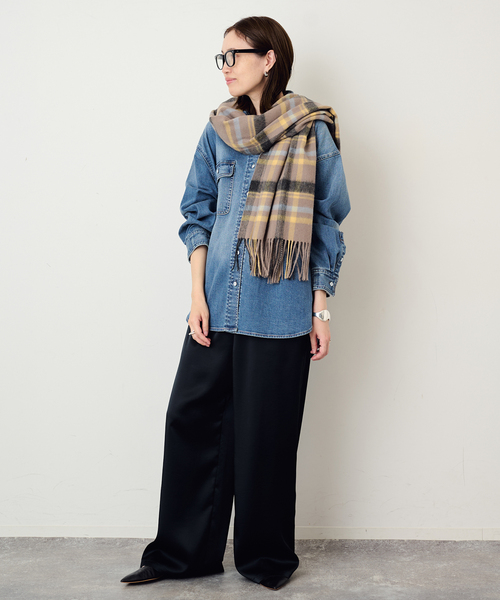 【美品】 TWEED MILL ツイードミル ストール TWEED MILL（ツイードミル） ストール マフラー 「追加」TWEED MILL