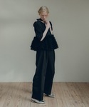 パンツドレス Tulle frill dot ...の詳細画像4