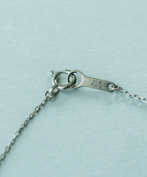 ete ネックレス PT900/850 ダイヤモンド 0.15ct ネックレス「ブライト 