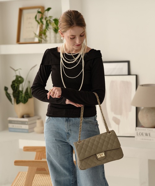 【レビューで送料無料】 ZAKKA-BOX ショルダーバッグ バッグ 「NOVE-17」キルティング バッグ