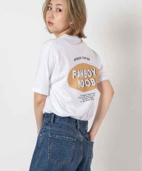 Tシャツ Tシャツ Wego Fanboynoobバックプリントtシャツ Zozotown Paypayモール店 通販 Paypayモール