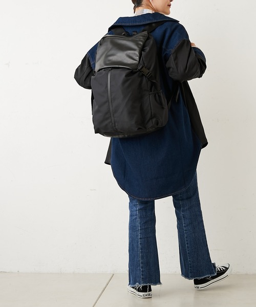 お得爆買い リュック PayPayモール店 - 通販 - PayPayモール BURLAP OUTFITTER×ear レザーコンビリュック ZOZOTOWN 大得価得価