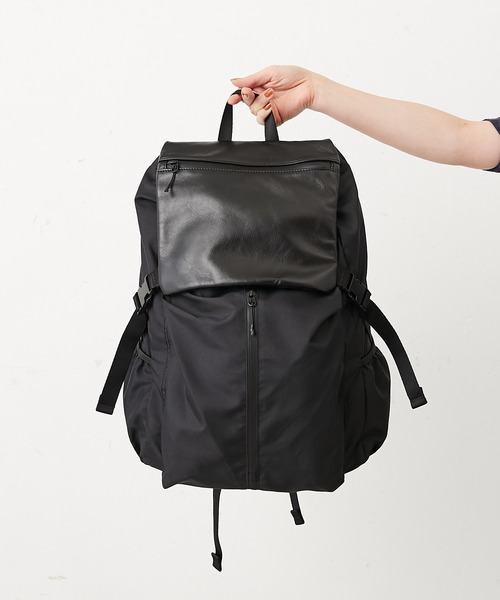 お得爆買い リュック PayPayモール店 - 通販 - PayPayモール BURLAP OUTFITTER×ear レザーコンビリュック ZOZOTOWN 大得価得価