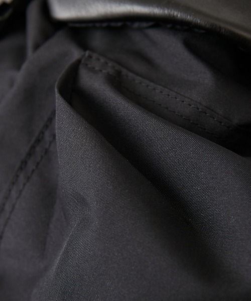 お得爆買い リュック PayPayモール店 - 通販 - PayPayモール BURLAP OUTFITTER×ear レザーコンビリュック ZOZOTOWN 大得価得価