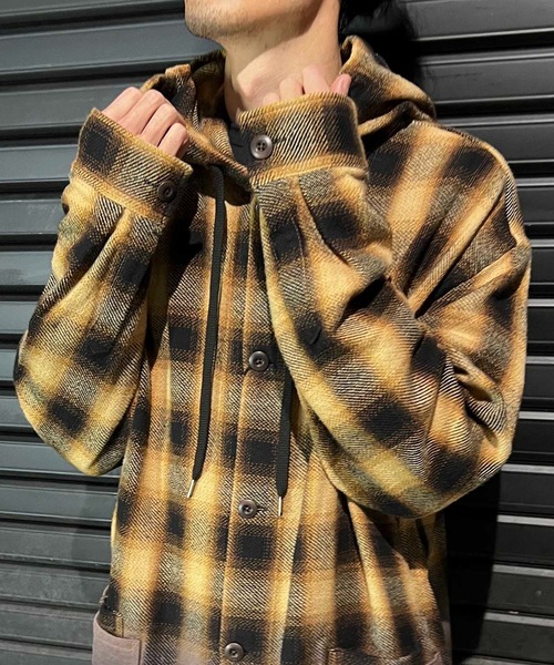 roar guns シャツ CHECK LONG SH メンズ : ZOZOTOWN Yahoo!店 - 通販