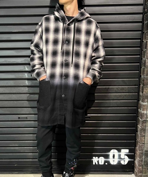 roar guns シャツ CHECK LONG SH メンズ : ZOZOTOWN Yahoo!店