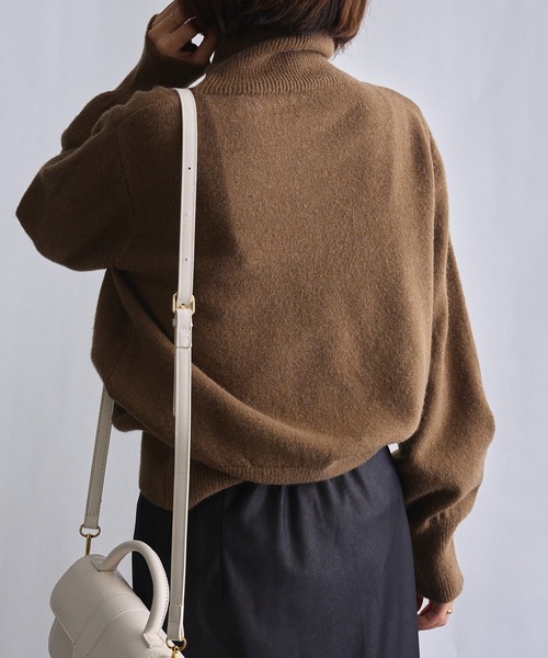 SETUP7 ニット セーター 「SETUP7」リブタートルネックニットトップス