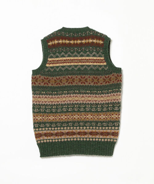 BEAMS+（ビームスプラス） ニット Jamieson's × BEAMS PLUS / 別注 Vee