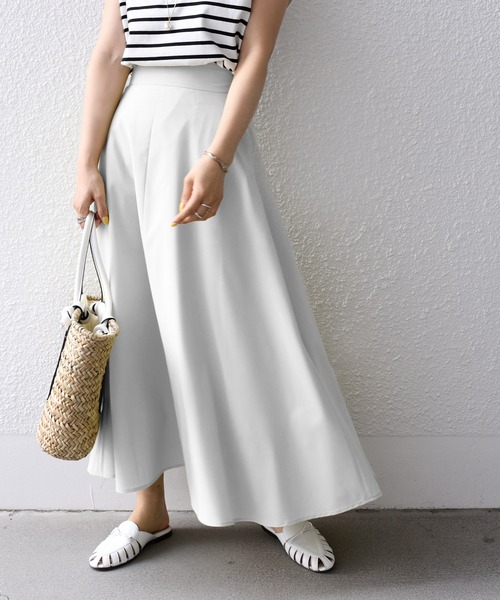 SHIPS.me スカート 「ZOZO限定」SHIPS.me: フレアロングスカート
