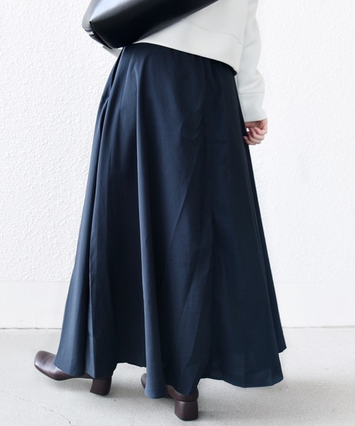 SHIPS.me スカート 「ZOZO限定」SHIPS.me: フレアロングスカート