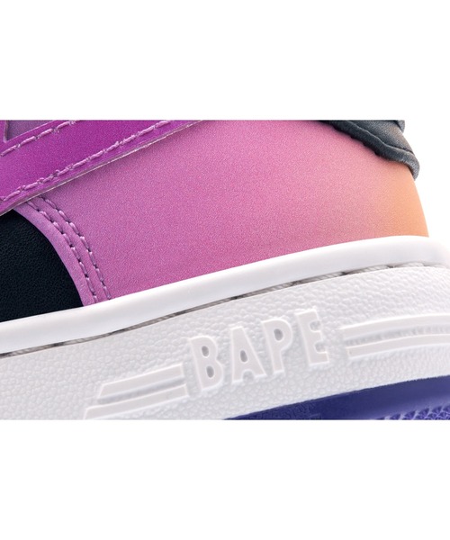 GWセール　新品未使用　BAPESTA 子供スニーカー サイズ16 A BATHING APE スニーカー BAPE STA #2 K キッズ 子供 男の子