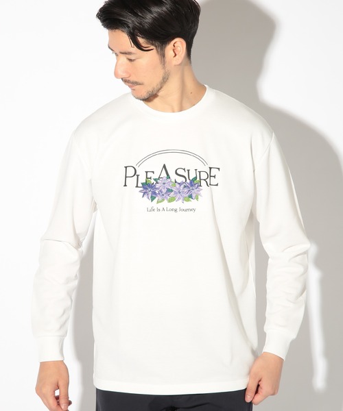 ユニオンランチ　PINGER Tシャツ　ホワイト×ネイビー UNION LAUNCH（ユニオンランチ）の「UNION LAUNCH リンガーTシャツ（T