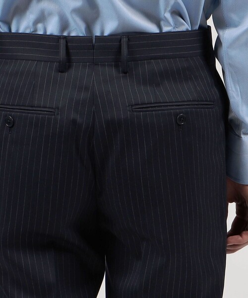 TOMORROWLAND（トゥモローランド） スラックス Super100'sウール ピン