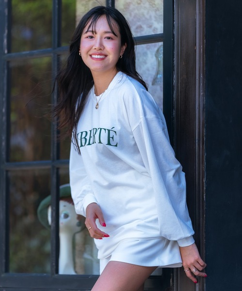 tシャツ リブTシャツ レディース RIKKA FEMME tシャツ Tシャツ レディース FEMME/リッカファム