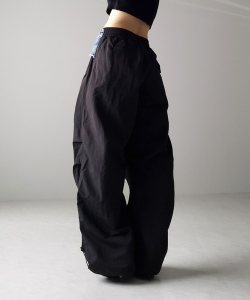 REFLEM 2WAY ワイドデニムカーゴパンツ BLACK REFLEM/レフレム』2WAYワイドデニムカーゴパンツ（デニムパンツ