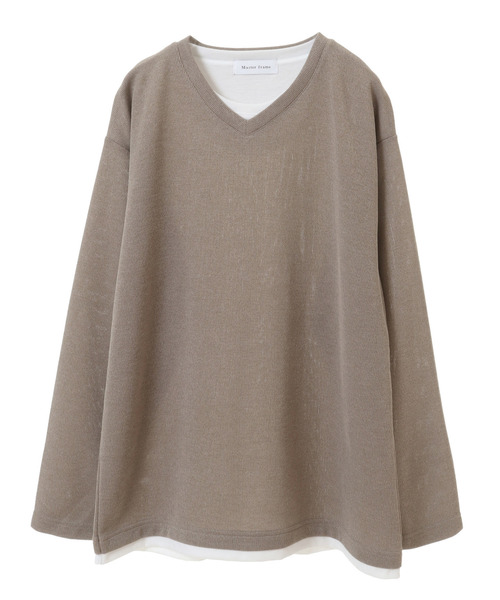 MASTER FRAME tシャツ 「MASTER FRAME」フェイクレイヤード