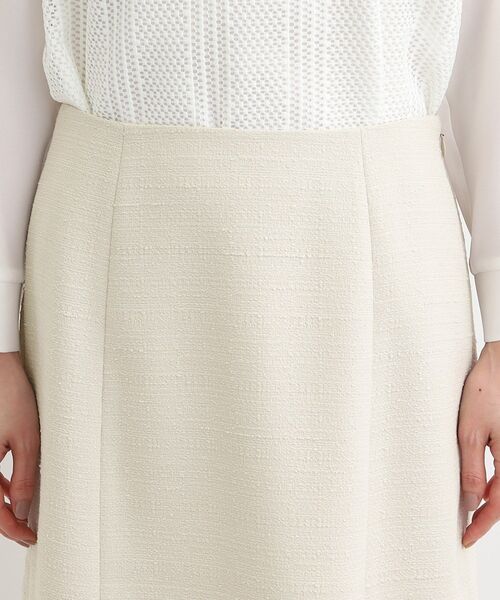 INDIVI（インディヴィ） スカートスーツ 「定番スーツ／洗える」スラブ