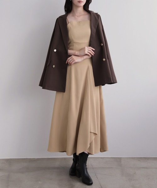 ワンピース フレアラッフルキャミワンピース : ZOZOTOWN Yahoo!店