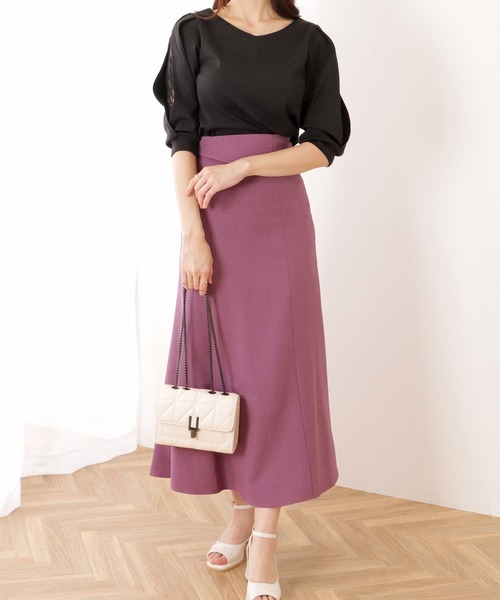 ブラウス シャツ 袖レースレイヤードブラウス レディース Lace Ladies ブラウス シャツ レース レイヤードタック