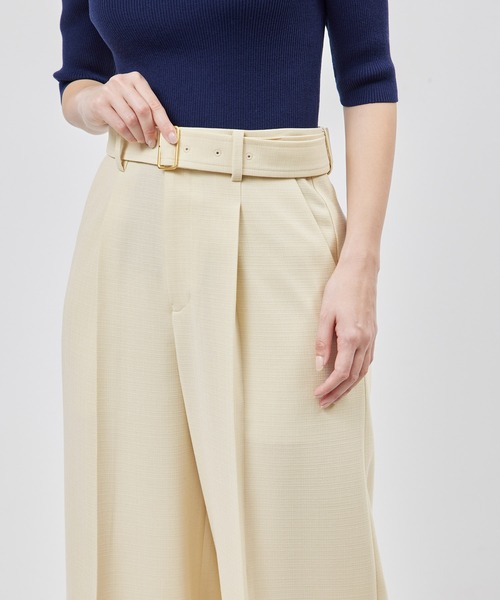 新品タグ付き★ROPEタックパンツ ROPE' PICNIC｜アシンメトリータックパンツ | Rakuten Fashion