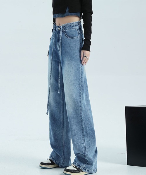 miniministore ジーンズ デニム デニムパンツ ウォッシュド