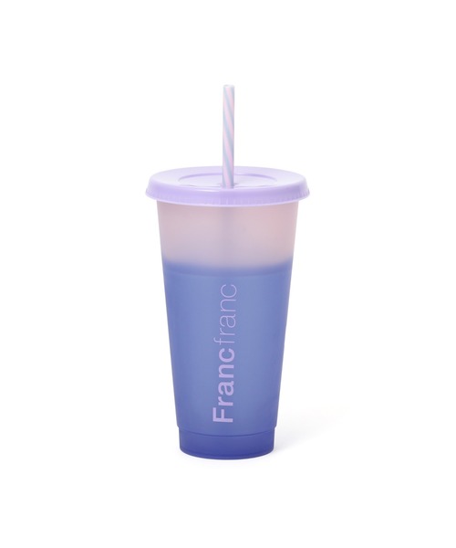 フランス アンティーク ストロー　スタンド　Fruité ピンク　ミルクガラス フランス アンティーク ストロー スタンド Fruité ピンク ミルク