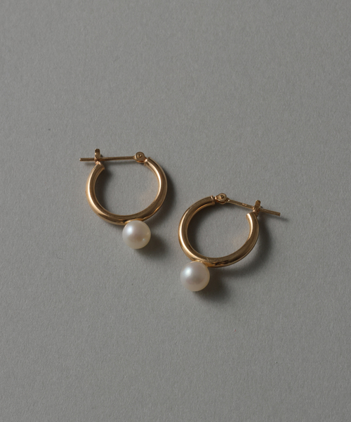 Lilas 1.5パイプ2cmルーフピアス K10（両耳） 1.5パイプ1.5cmルーフピアス K10（両耳）（ピアス（両耳用