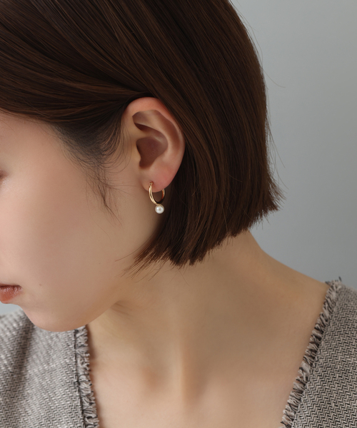 完売　lilas ルーフピアス K10 1.5パイプ2cmルーフピアス K10（両耳）（ピアス（両耳用