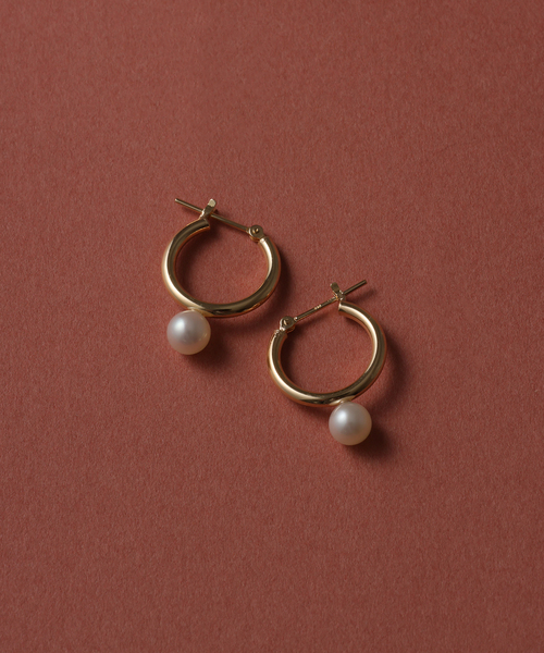 Lilas ピアス 「WEB限定」パールルーフピアスL K10（両耳
