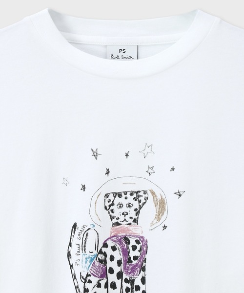 tシャツ ウィメンズ ”Space Dalmatian” 長袖 Tシャツ / 245424 J353 レディース PS Paul Smith tシャツ ウィメンズ ”Space Dalmatian” 長袖 T