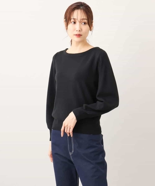 ベーシックボートネックニット/洗える/WEB限定サイズあり ベーシックボートネックニット/洗える/WEB限定サイズあり(ニット
