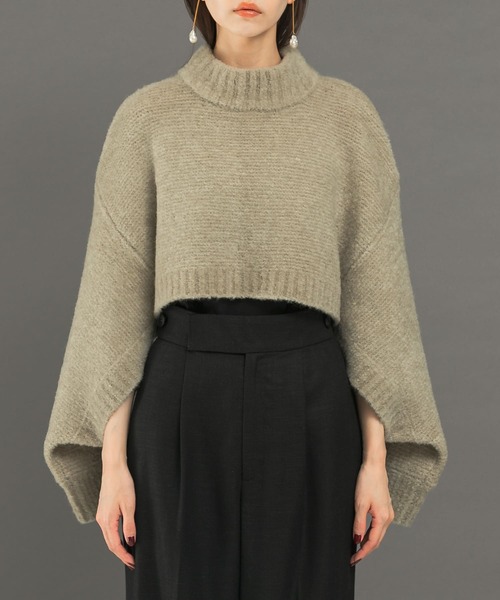 ニット セーター クロップドマルチウェイニット レディース : ZOZOTOWN