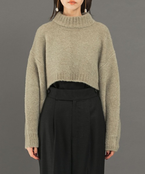 ニット セーター クロップドマルチウェイニット レディース : ZOZOTOWN