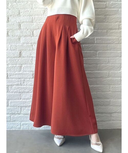 RESEXXY（リゼクシー） パンツ タックデザインフレアパンツ レディース