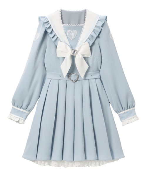 【5L】レースハートパールベルトワンピース Dearmylovewhip 532956-03_1000x.jpg?v=1675146915