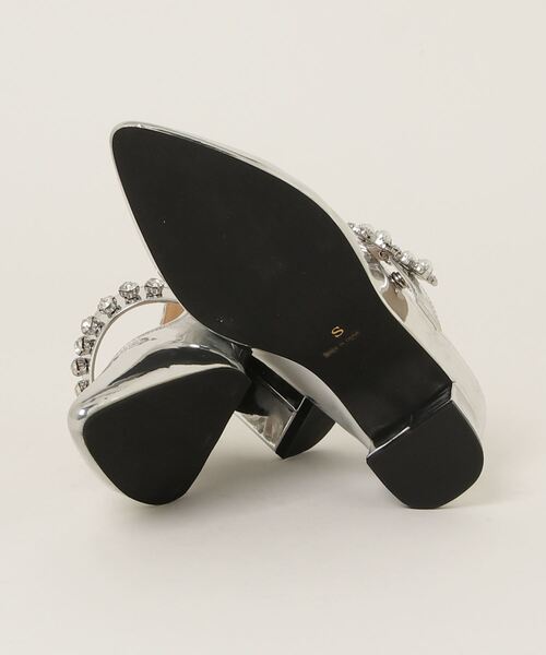 Chesty 「Chesty」 ビジューパンプス S シルバー レディース  