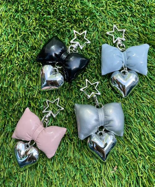 WEGO（ウィゴー） キーホルダー WEGO/クッションリボンハート