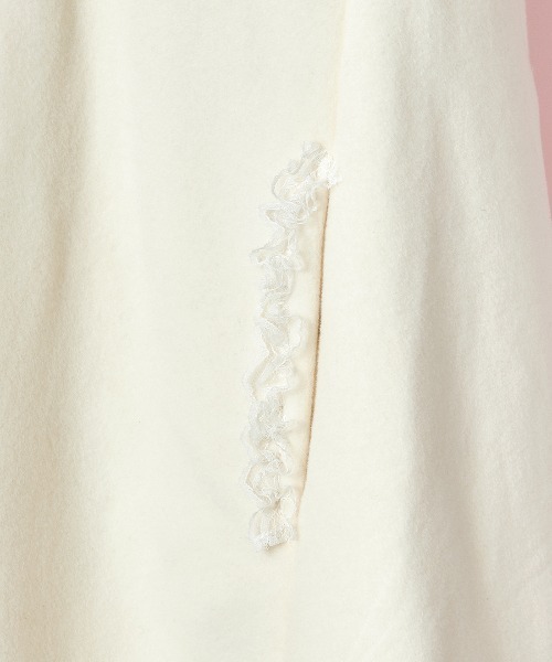 ダッフルコート コート Like a doll flared angel コート レディースの画像