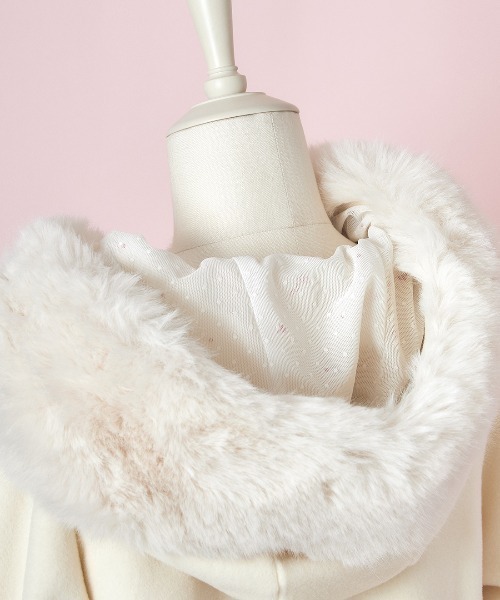 ダッフルコート コート Like a doll flared angel コート レディースの画像