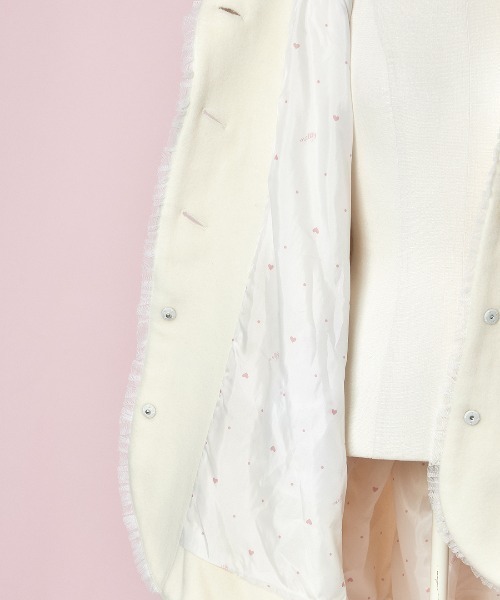 ダッフルコート コート Like a doll flared angel コート レディースの画像