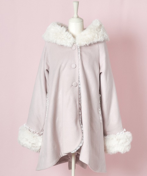 ダッフルコート コート Like a doll flared angel コート レディースの画像