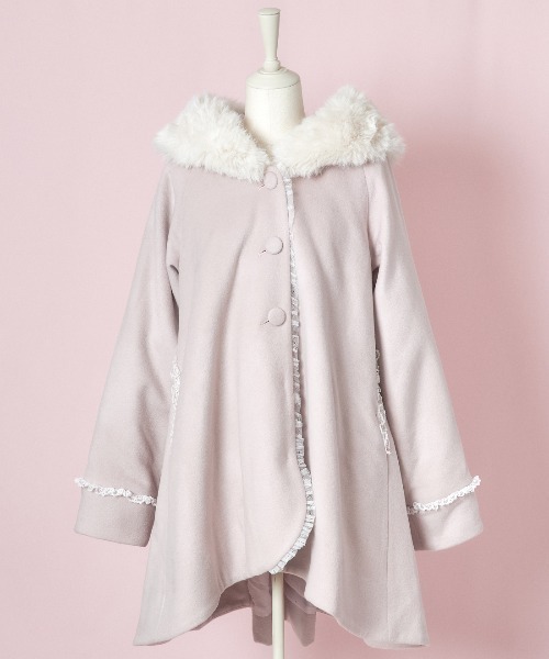 ダッフルコート コート Like a doll flared angel コート レディースの画像