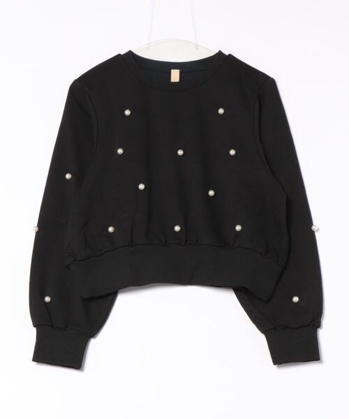 Q トレーナー スウェット ドットパール スウェット レディース