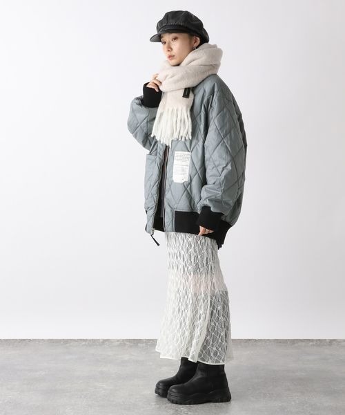 JEANASIS ブルゾン アウター リバーシブルパファーフライト